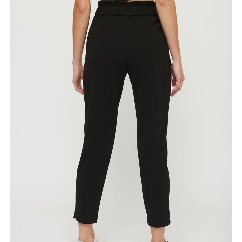 Medium Black Dynamite Paperbag Pants